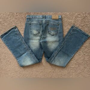DKNY East Village Jean Women’s  Embellish Rhinestones Back Pocket Pants Sz 6